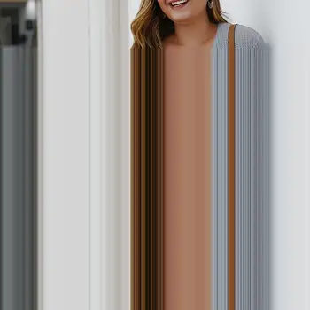 

Women Hollow Out Lace Patchwork Blouse V Neck Flared Sleeves Mesh Shirts Plus Size Women Knitted Tops