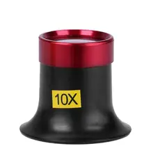 10X металлический монокулярный стеклянный Лупа Часы Ювелирные наборы для ремонта
