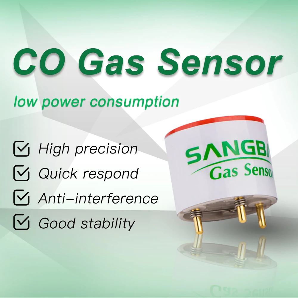 

SANGBAG 1PC S4-CO carbon monoxide CO Sensor Resolution UART Analog Voltage Signal Low Power Consumption for gas detector