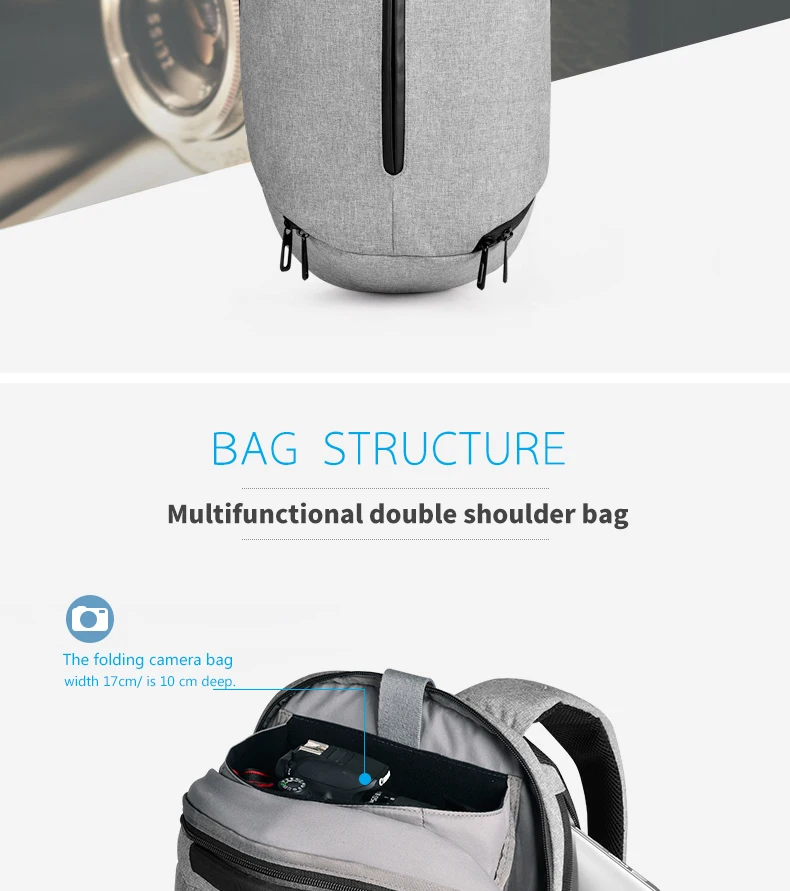CAI мужской/женский 1" рюкзак для ноутбука, водонепроницаемый рюкзак для путешествий, школьная сумка на плечо, вместительная сумка для книг на молнии, Задняя сумка, рюкзак