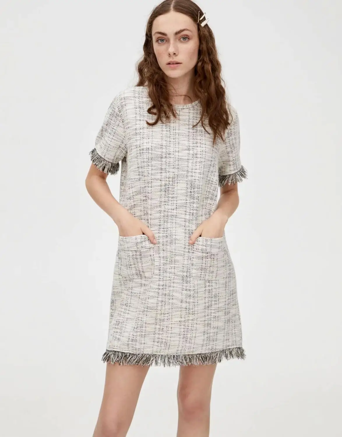 Withered england vintage soft twill straight tassels party dress women vestidos de fiesta de noche vestidos mini dress blazers