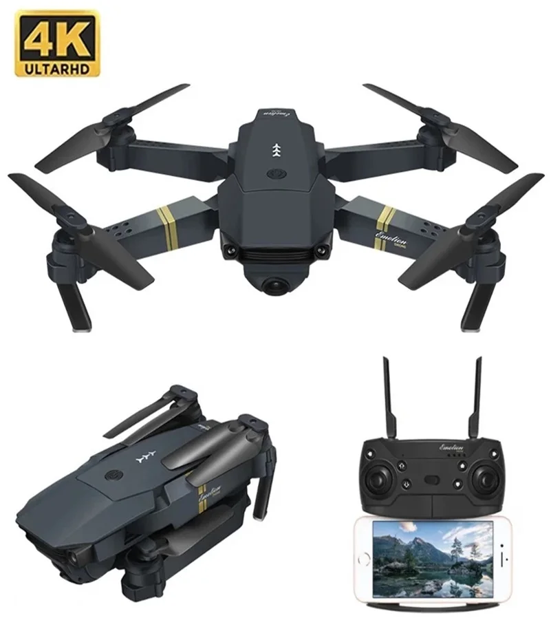 Квадрокоптер E58 складной 4k Hd Wi-Fi Fpv квадрокоптер с камерой вертолет на пульте