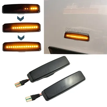 

2pcs LED Dynamic Turn Signal Light Side Marker Sequential Indicator Blinker For BMW 5 Series E39 1995-2003 M5 1998-2003