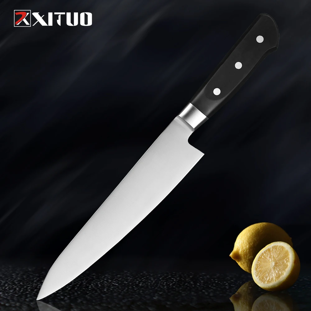 

XITUO Chef Knives 8.5"inch Japanese Stainless Steel Sharp Kitchen Knife Utility Knife Santoku Filleting Cleaver Slicing Tools
