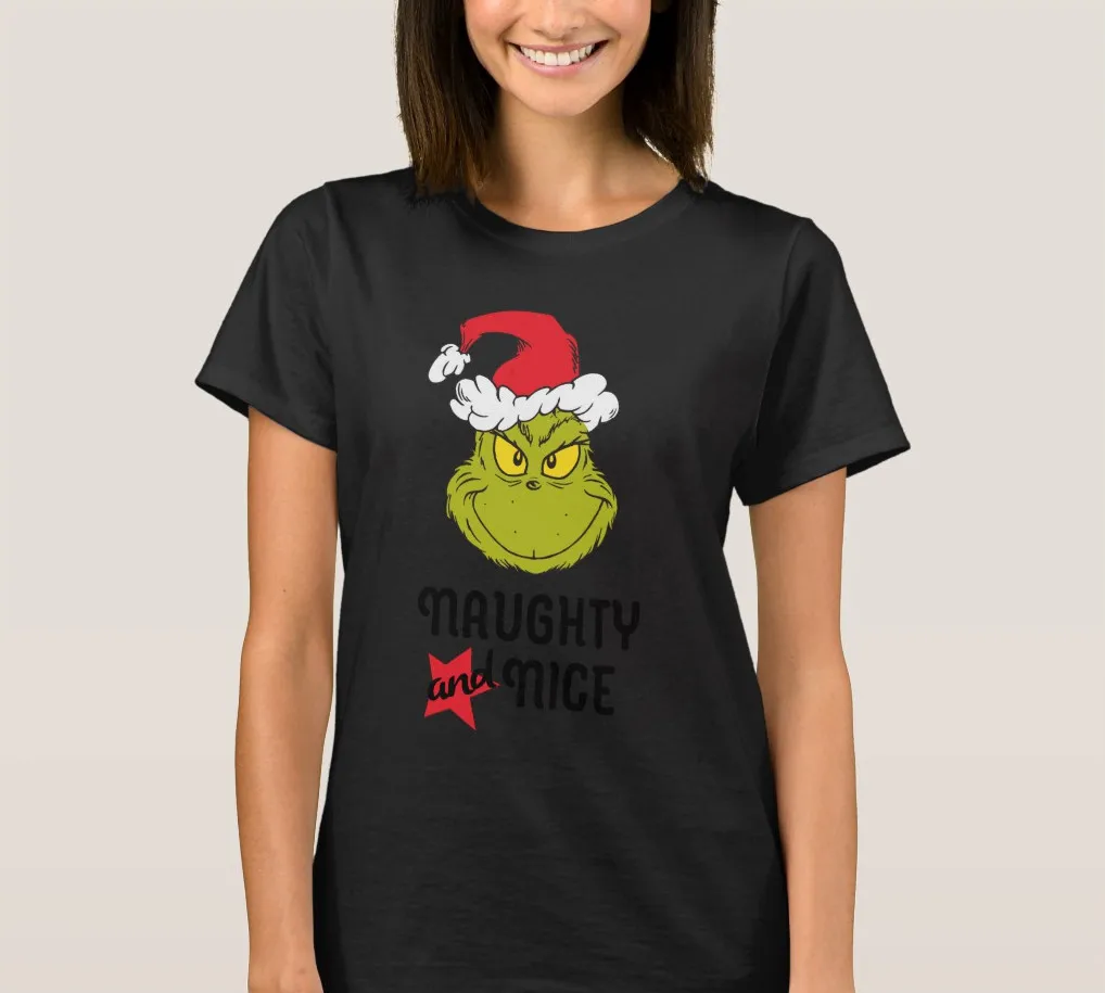 Grinch озорная и красивая женская футболка