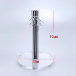 Sleek Black Acrylic Glasses and Accessories Display Stand (Stand for 1 pair)