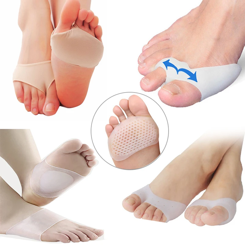 Foot Care Tools Orthopedic Hallux Valgus Bunion Corrector Silicone Toe Separator Orthosis Flatfoot Insoles for Shoes Insoles Pad