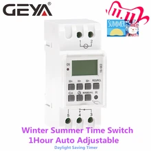 GEYA TS-GE2 Winter Sommer 1 Stunde Automatische Einstellbare Timer Schalter Programmierbare Täglich Wöchentlich Digitale Zeit Controller 16A 220V