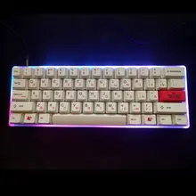 Матовый Акриловый чехол в виде ракушки PCB пластина для GH60 DZ60 Poker2 60% мини-клавиатура