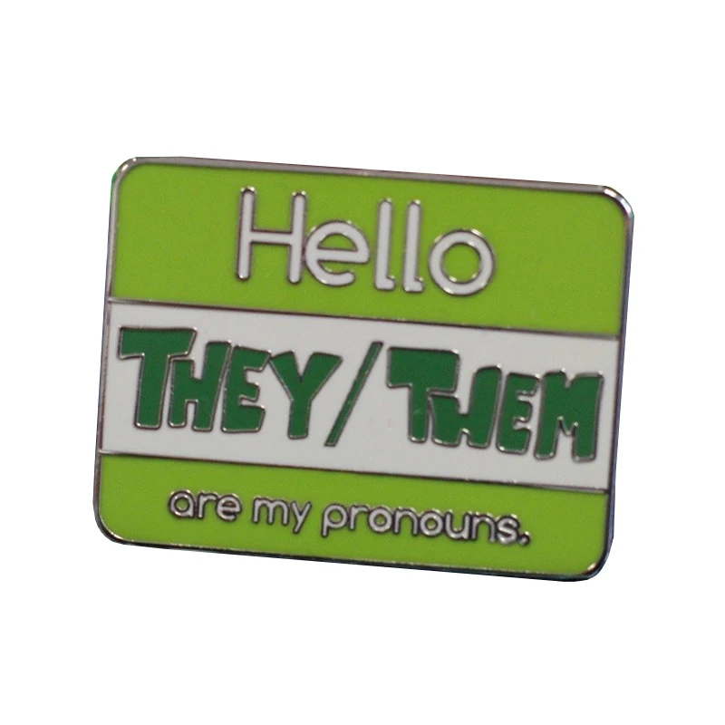 Мои местоимения Pin-TheyThem