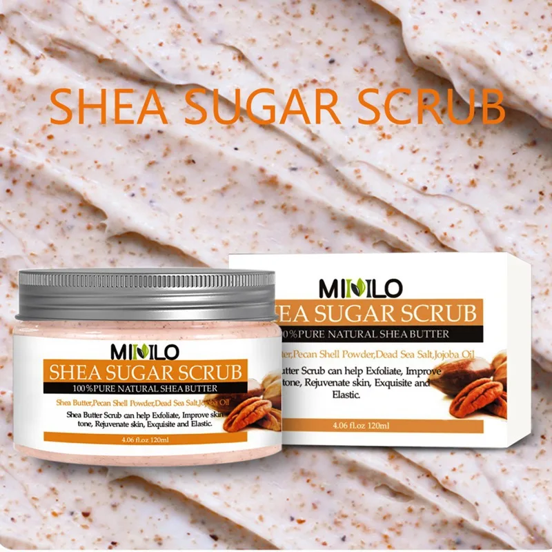 Shea Butter Body Scrub Moisturizing Exfoliating Remove Dead Skin Softens Exfoliator Crea Pro