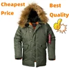 Winter Men's Long Warm Jacket with Fur Collar Hood Thick Parka Man Style Military Tactical Coats  1