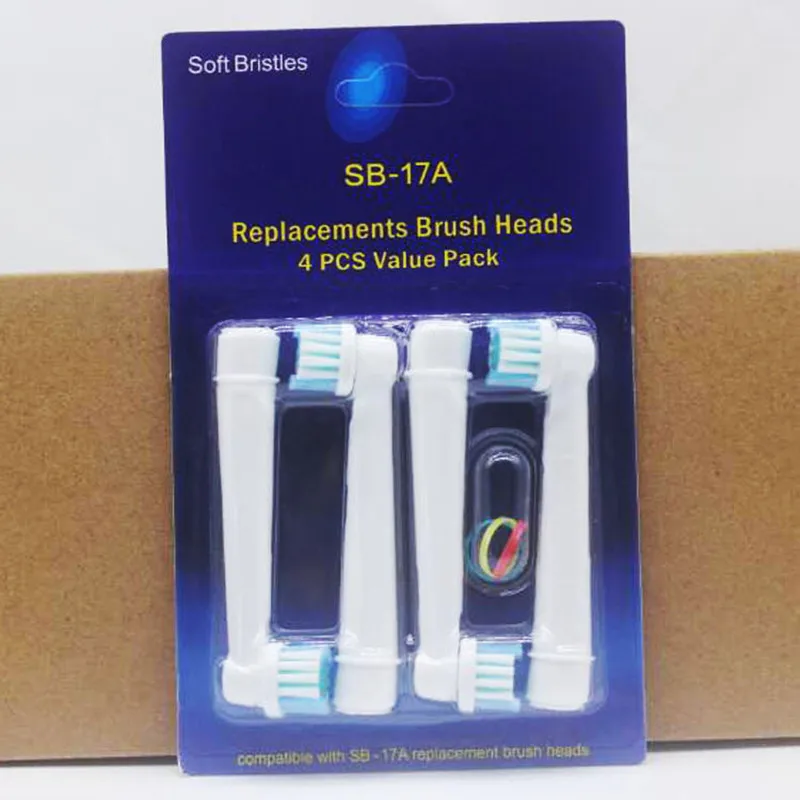 Toothbrush Heads Replacement Toothbrush Heads Replacement Brush Heads 4pcs/pack for Oral B Toothbrush Heads Sensitive Clean Replacement Brush Heads For Oral B