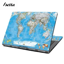 Карта мира Ноутбук кожа 15,6 Dell ноутбук Skin1" 14" 1" ноутбук Наклейка Обложка для hp/acer/asus/lenovo