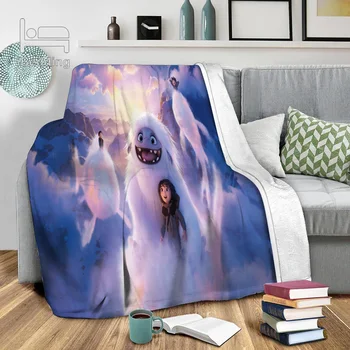 

Abominable Movie Throw Blanket Print on Demand Sherpa Blankets for Sofa Customized DIY Plush Thin Quilt