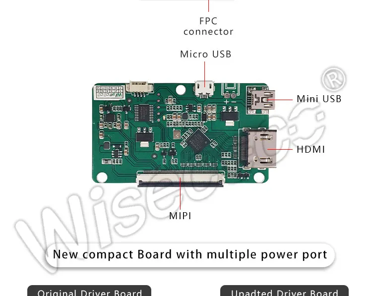 2560*1440 5,5 дюймовый 2K ЖК-экран с емкостной сенсорной панелью HDMI MIPI usb плата управления