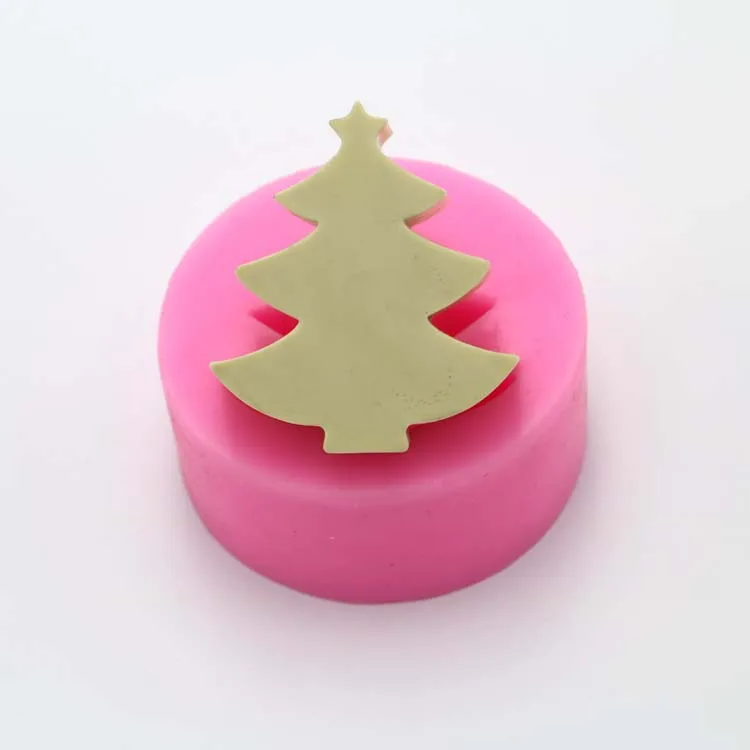 

Christmas Trees Chocolate CupCake Soap Muffine Silicone Mold 3D Pine soap molds for soap making