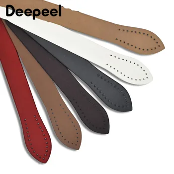 

Deepeel2/6pcs 2X60cm PU Leather Bags Hand Female Bag Handle Buckles Shoulder Strap Hang Hook DIY Manual Patchwork Material