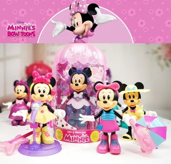 

Original Disney Mickey Mouse Clubhouse Minnie 25CM Big LOL dolls Princess Dress up toys model kids birthday gifts