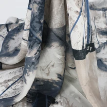 Картина хлопок шелк Tissu качество платье ткань подкладка 100 см* 140 см