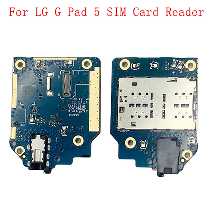 Perni Per Lettore Di Schede Sim Slot Per Vassoio Con Jack Per Cuffie Per Lg G Pad 5 10.1 T600 Scheda Per Lettore Di Schede Sim Cavo Flessibile Parti D