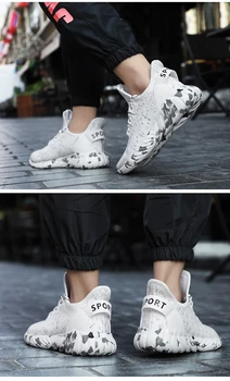 

2019 Men Fashion Sneakers Summer Breathable Casual Fashion Shoes Male Sneakers Brand Male Shoes Zapatillas S2419-2422 C1