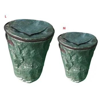 

2 Sizes Organic Waste Kitchen Garden Yard Compost Bag Environmental PE Cloth