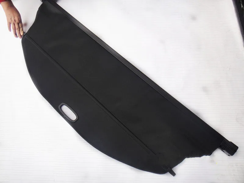 High Quality For Hyundai Santa Fe 2013 Rear Trunk Security Shield Cargo Cover Black