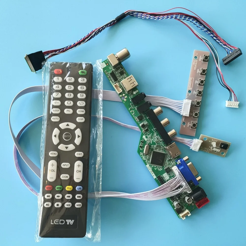 Комплект для пульта дистанционного управления LP156WH3(TL)(TB) LCD LED VGA плата драйвера