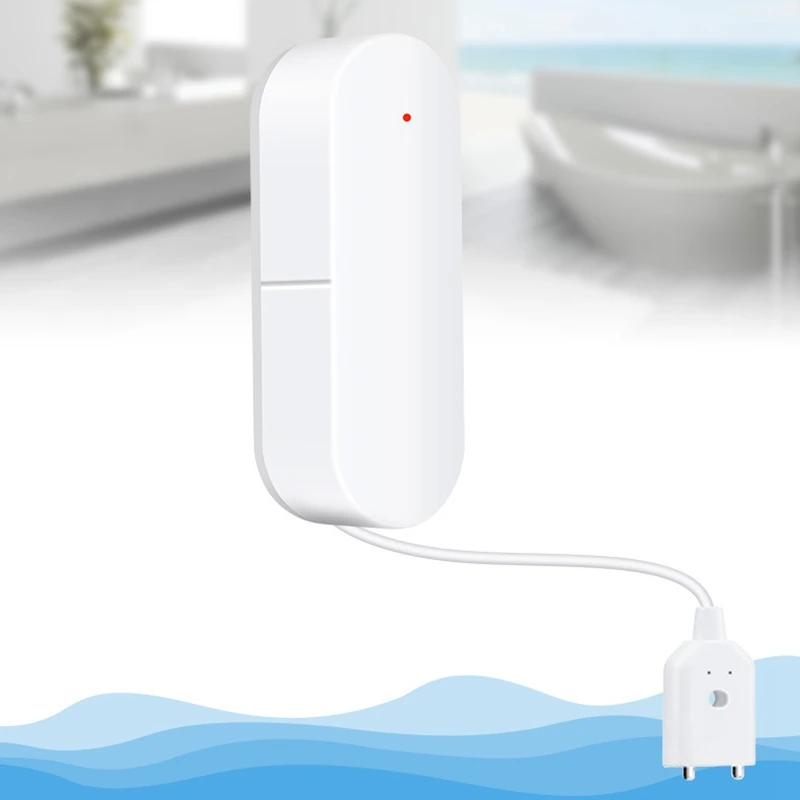 MOOL wifi умный датчик утечки воды Датчик уровня утечки потока детектор защита от перелива приложение Tuya Совместимо с Alexa Google H