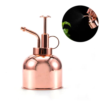 

Household Thicken 304 Stainless Steel Premium 300ml Watering Can Spray Kettle Metal Tank Potted Houseplant Home Favors