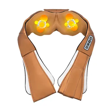 

Naipo Shiatsu Back and Neck Massager with Heat Deep Kneading Massage for Neck Back Shoulder Foot and Legs Use at Home Car