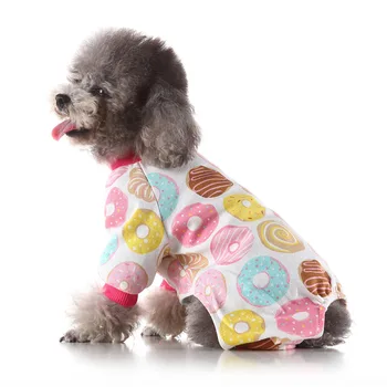 

For Cross Border Most New Style Pet Clothes Fall And Winter Clothes Pajamas Pet Pajamas Dog Pajamas Household Clothes