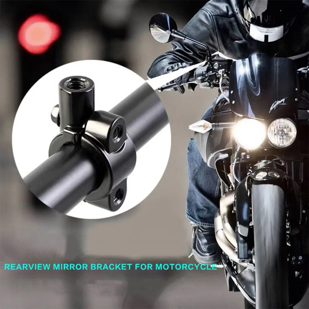 8mm 10mm Universal Motorcycle Convex Rear View Mirror Holder Back Side mirror bracket for Cruiser Suzuki Honda Victory etc. | Автомобили и