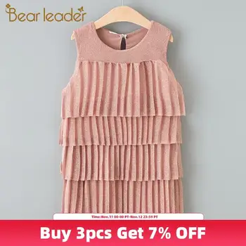 

Bear Leader Girls Princess Dress New Brand Summer Kid Party Dresses Tiered Sleeveless Dress Solid Children Clothing Vestido 3 7Y