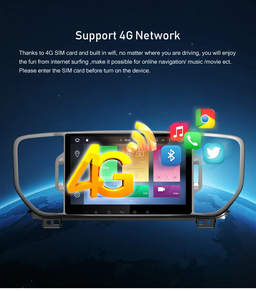 Excellent Android 9.0 Car Radio DVD Player For Kia Sportage 2016 2017 2018 Audio GPS Multimedia Navigation WIFI Bluetooth Video Stereo 3 Excellent Android 9.0 Car Radio DVD Player For Kia Sportage 2016 2017 2018 Audio GPS Multimedia Navigation WIFI Bluetooth Video Stereo 3