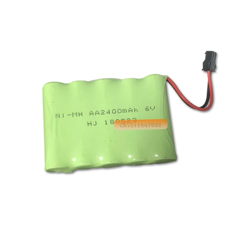 6V 2400mAh пульт дистанционного управления игрушка электрическое освещение Безопасность Оборудование 5* AA Ni-MH батареи для радиоуправляемых игрушек группа