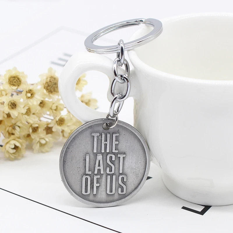 The Last Of Us 2 Keychain Firefly Letter Dogtag Joel Ellie Vintage Retro Antique Pewter Keyring Key Chain Ring key rings game keychain key chains