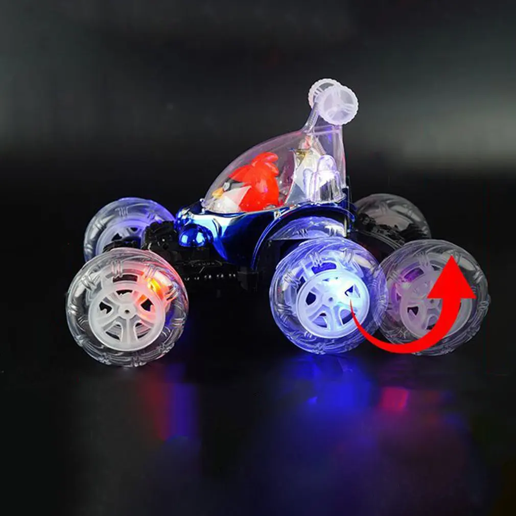 360 Вращающийся электрический управляемый led RC трюк танцевальный автомобиль мигающий светильник Dasher автомобиль Детский пульт дистанционного управления игрушка