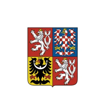 

Funny Car Sticker PVC 14cm X 12cm Czech Republic Flag Coat of Arms Car Styling Motorcycle Decorative Accessories Decals