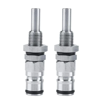 

4Pcs Durable Stainless Steel Sturdy Keg Connector Reusable Gas Liquid Quick Beer Ball Lock Post Port