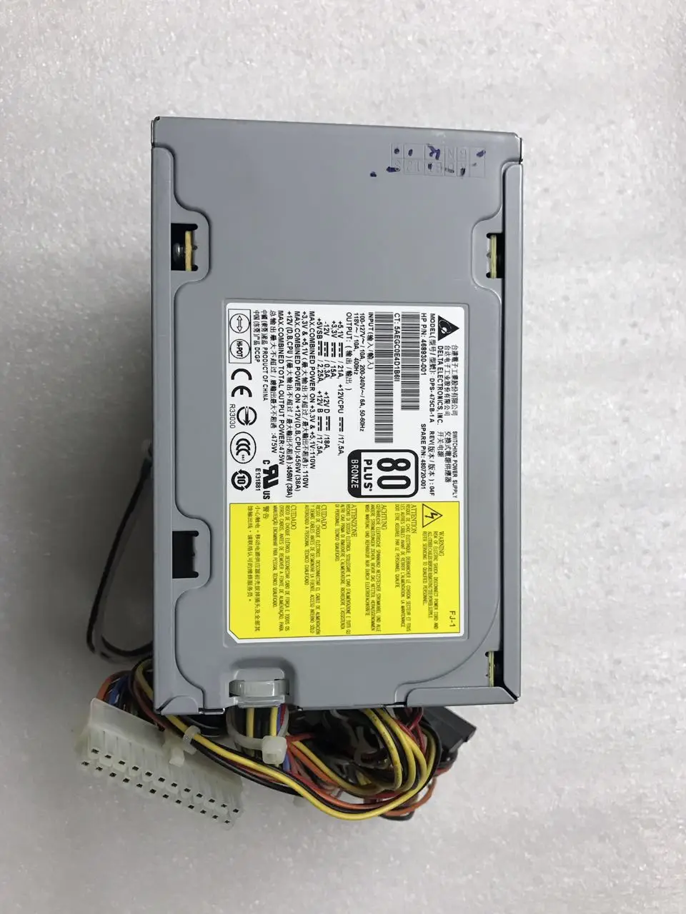 Для hp Z400 блок питания для рабочей станции DPS-475CB-1 A 468930-001 480720-001