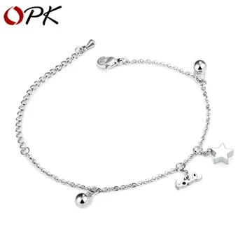 

OPK Women Bracelet Sexy Star love Stainless steel Bracelet Chain Bracelet For Women Health Care Lover Gift Bracelet Jewelry