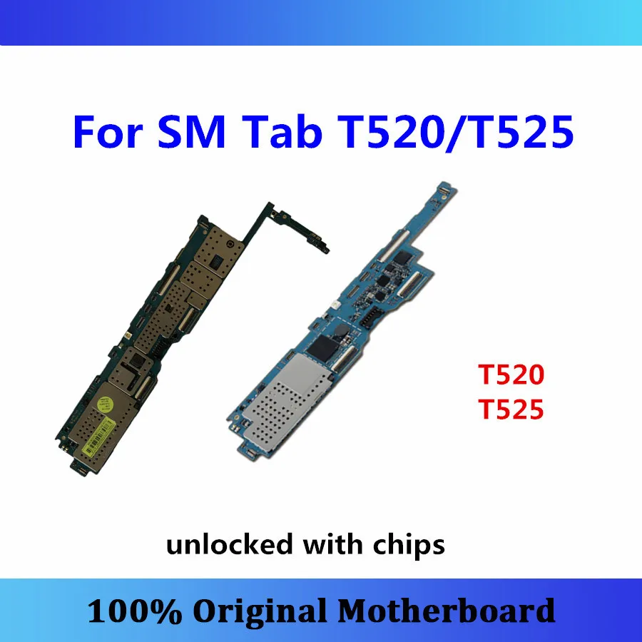 T520 T525 MB разблокирована для samsung Galaxy Tab Pro T520 T525 материнская плата с чипом материнская плата заменена T520 T525 Android Tab протестирована
