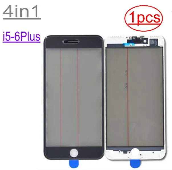 1 шт. холодный пресс для iPhone 5 5s 6 6plus переднее стекло с рамкой ока поляризатор