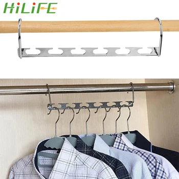 

HILIFE Bedroom Supplies Hanger Organizer Fast Drying Storage Rack 6 Hole Magic Clothes Hanger Space Saving for clothes