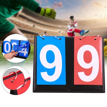 

Flip Professional Counter Football Competitions 2 Digit Multi Sports Basketball Volleyball Portable Manual Badminton Scoreboard