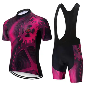 

2019latoteleyi new cycling jersey short sleeve set Maillot Ropa Ciclismo uniforms Quick-dry cycling clothing MTB cycle clothes