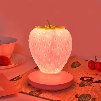 

Led Strawberry Night Light Home Decoration Lights Creative Atmosphere Lights Fashion Professional Beautiful