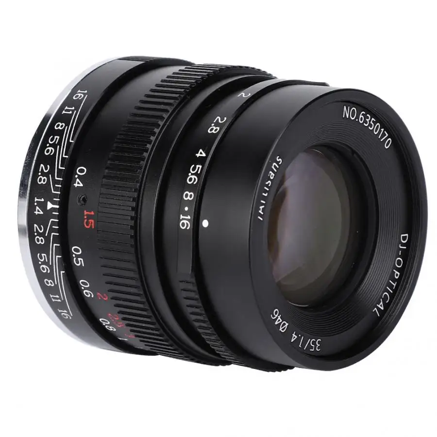 35 мм F1.4 полный кадр объектив для Sony E Mount A7 A7 A7R A7RII A7S A7SII A6500 A6300 A6000 A5100 A5000 X-A10 X-A2 X-A3 FX Mount Cam